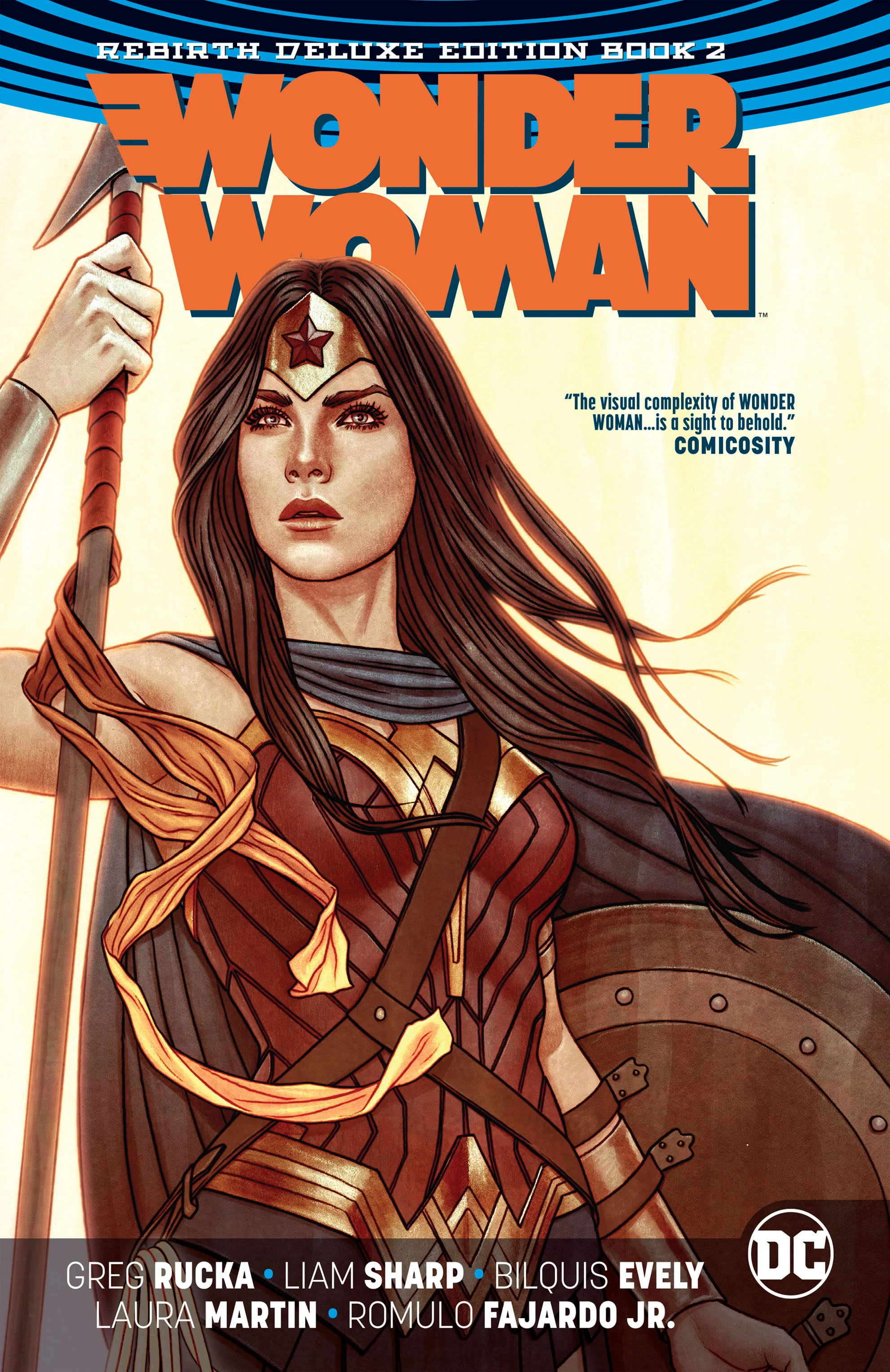 Wonder Woman: The Rebirth Deluxe Edition Book 2 (DC, 2018) cover